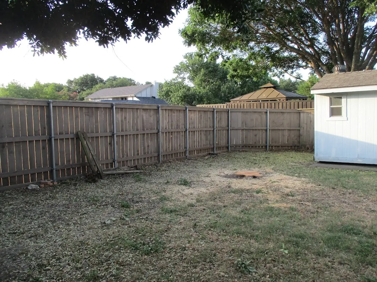 Cleared yard after professional tree removal in Snydertown